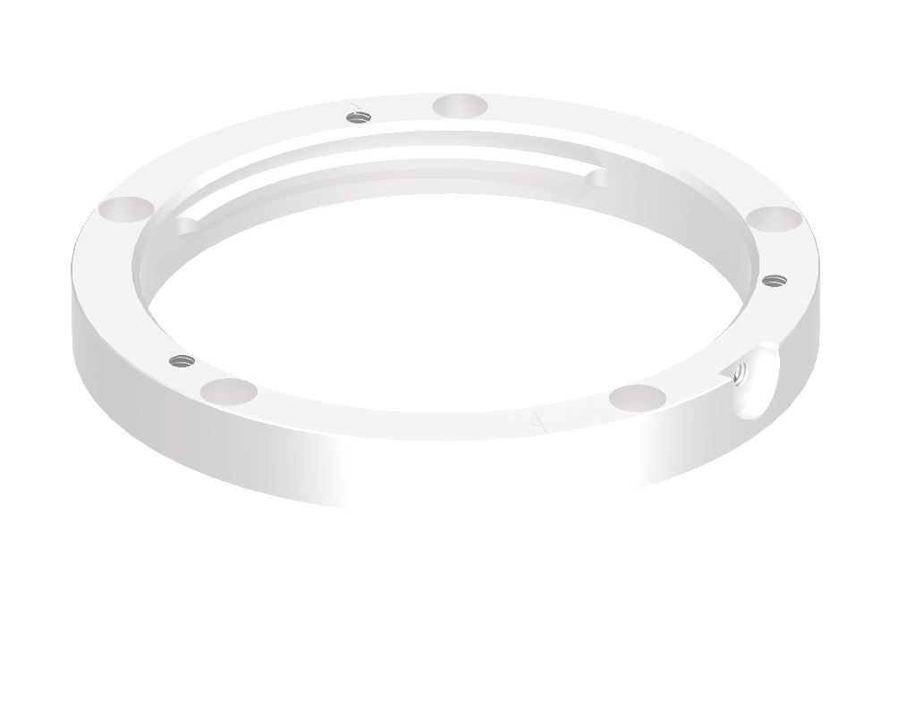 Ultra low mounting ring - white ceramic coated Ultra low mounting ring - white ceramic coated